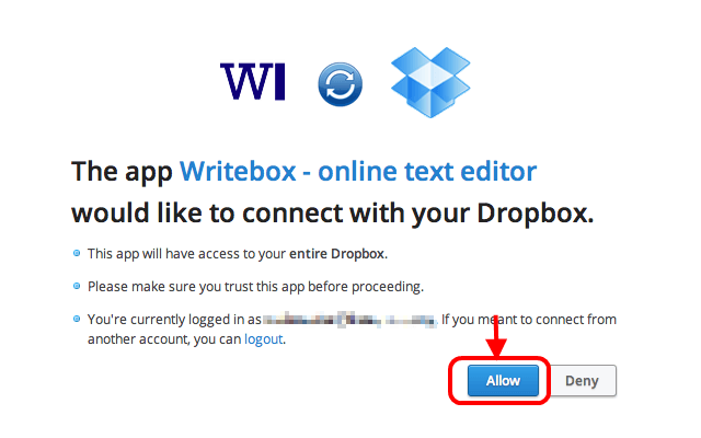Writebox 自動把內容儲存至 Dropbox 的線上記事本
