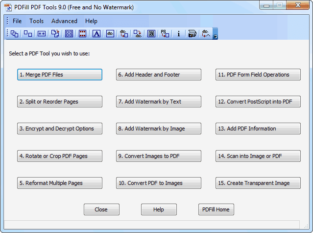 PDFill PDF Tools：內建分割、合併、密碼破解、轉檔等 15 種功能的 PDF 工具箱