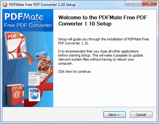 PDFMate Free PDF Converter 免費 PDF 轉檔軟體
