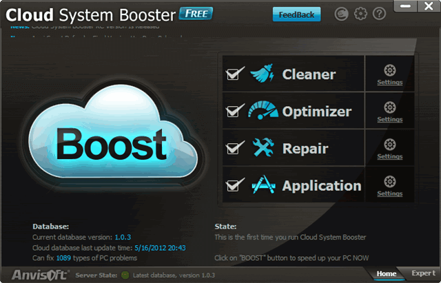 Cloud System Booster 使用雲端技術的系統加速軟體