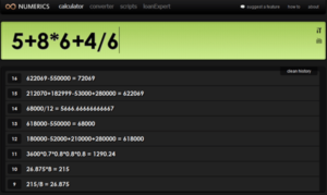 [Google Chrome] Numerics Calculator & Converter 絕對強悍的雲端計算機！