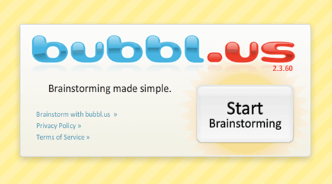bubbl.us 簡易心智圖製作工具，操作簡單不須註冊