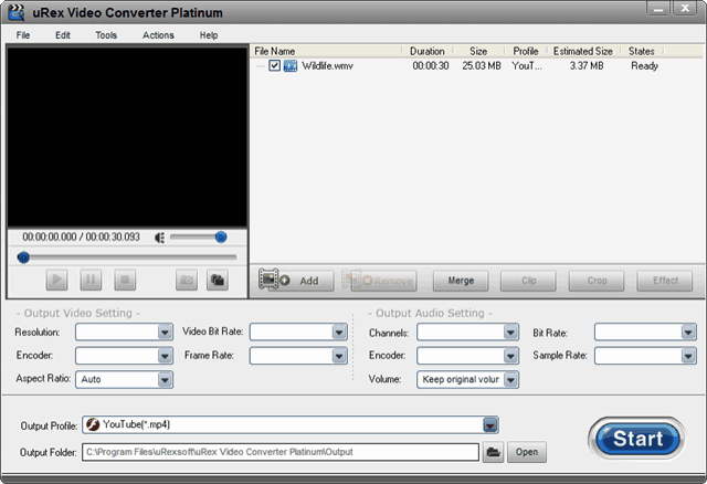 uRex Video Converter Platinum 多功能影音轉檔軟體，限時免費下載（含序號）