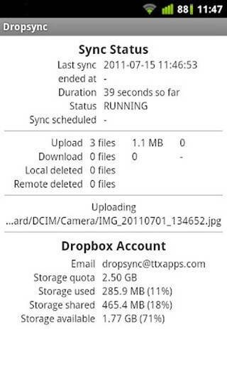 [Android] DropSync 讓你的 Dropbox 資料夾與手機裝置確實達到資料同步！