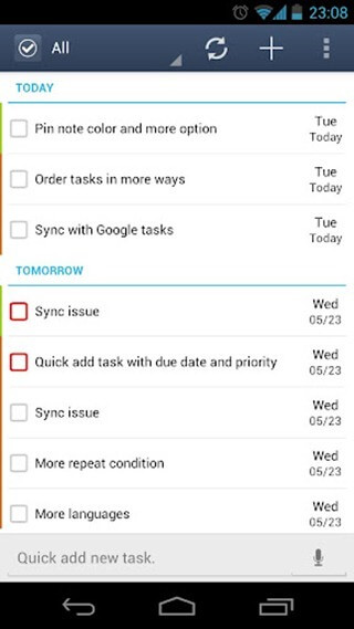 [Android] GTasks － 與 Google 日曆無縫接軌的記事工具
