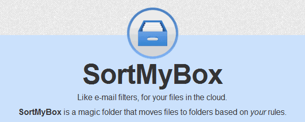 SortMyBox 自動幫你整理 Dropbox、Box.net 雲端硬碟上的檔案