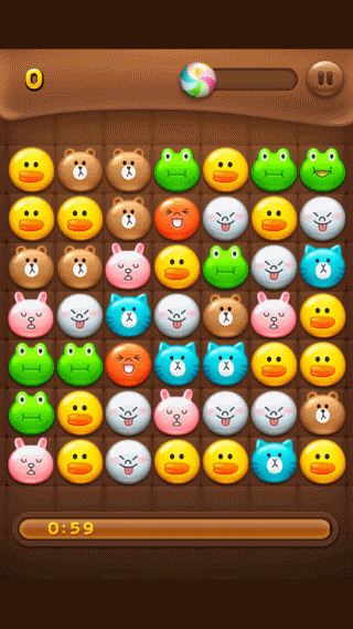 LINE 推出可愛動物方塊遊戲「LINE POP」，好友可互相 PK 比分、搶排行！（iOS、Android）