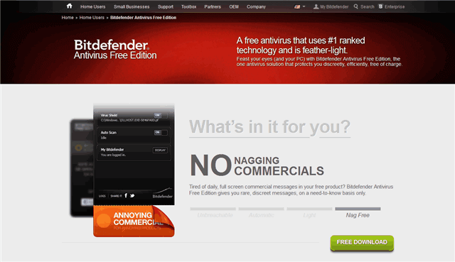 Bitdefender Antivirus Free Edition 免費版來了，又一個免費防毒軟體新選擇！