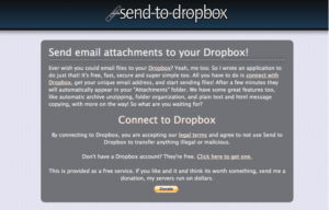 Send to Dropbox 直接把檔案寄到Dropbox
