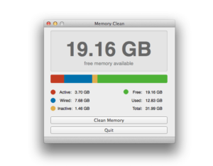 [Mac] Memory Clean 自動釋放記憶體的小工具
