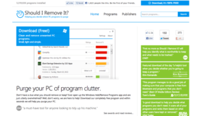 Should I Remove It?：參考全世界使用者的經驗，幫助你決定那些軟體可以移除