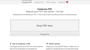 SmallPDF 免費線上壓縮 PDF 文件，減少檔案大小