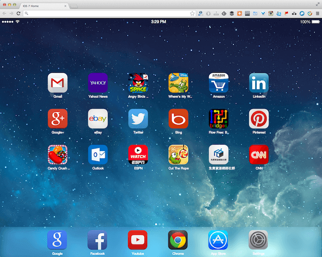 IOS 7 New Tab Page：讓 Chrome 新分頁變成 iOS 7 風格