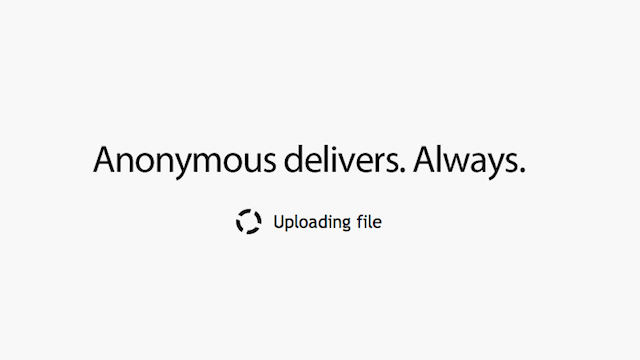 Anonymous Delivers 線上匿名傳檔服務，立即下載免空無等待、驗證碼限制