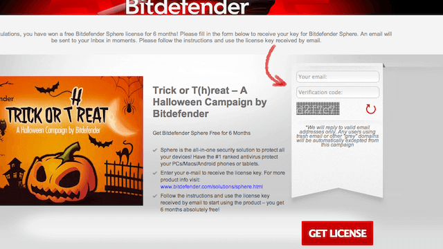 免費 Bitdefender Sphere 防毒軟體 6 個月序號