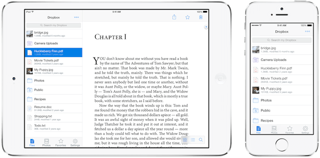 Dropbox for iOS 7 全新平面化設計，支援 AirPlay、改善多項功能
