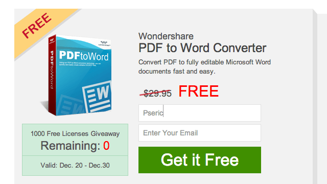 Wondershare PDF to Word Converter