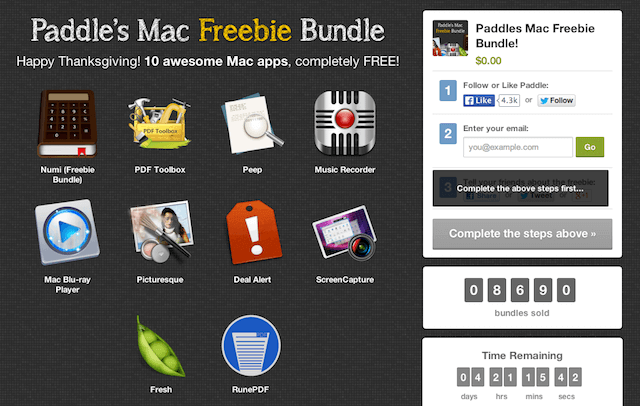Paddles Mac Freebie Bundle 免費送你 PDF 工具包、錄音軟體、畫面擷取等十款應用程式（Mac）