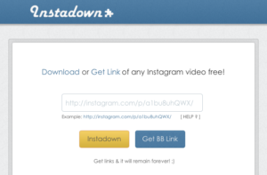 InstaDown 下載或取得 Instagram 上的影片鏈結