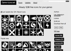 Game-icons 超過 1000 個遊戲成就圖示 SVG、PNG 格式免費下載