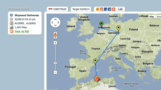 Boxoh 國際快遞追蹤服務，從 Google 地圖查詢包裹位置