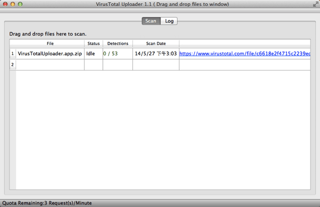 Google 在 Mac OSX 推出免費掃毒工具 VirusTotal Uploader