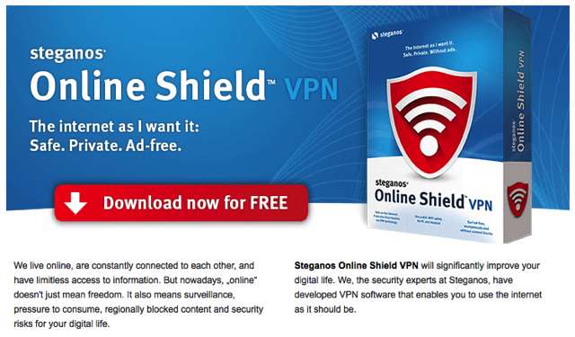 Steganos Online Shield：VPN 連線加密工具，免費每月 2 GB 流量（一年份）