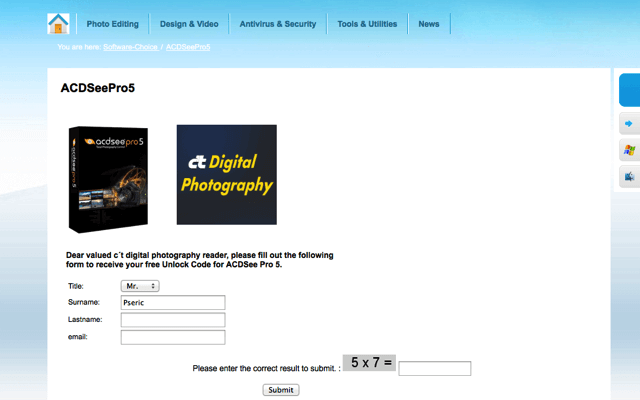 ACESee Pro 5 專業相片編輯器、相片管理軟體，限時免費下載！