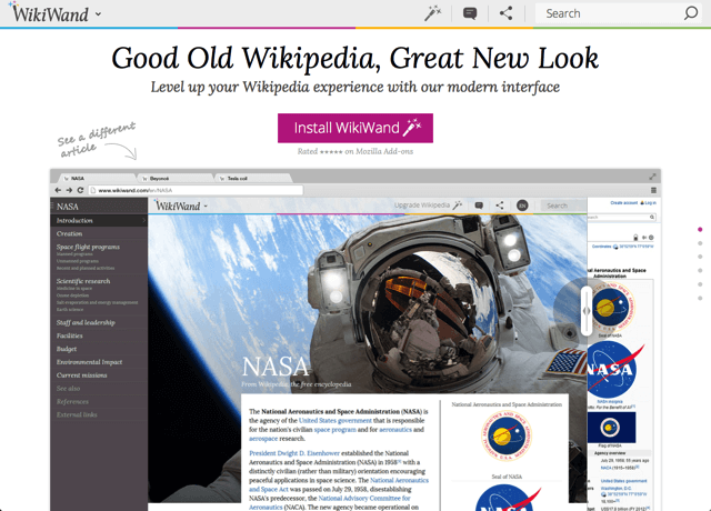 WikiWand 為維基百科換新衣，升級更優雅、美觀的全新閱讀體驗