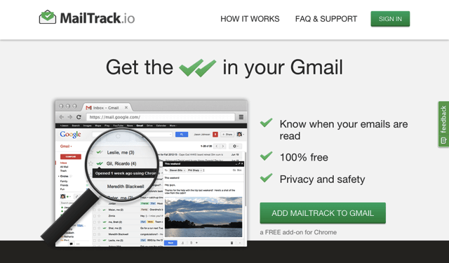 MailTrack 告訴你 Gmail 郵件是否已經寄出、已讀（Chrome 擴充功能）