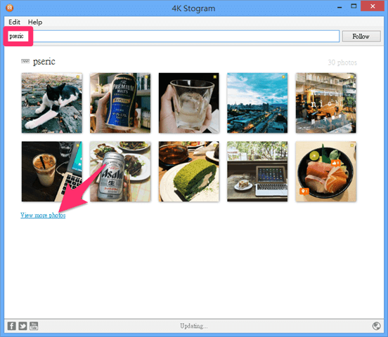 4K Stogram 免費 Instagram 照片、影片批次下載工具（Windows、Mac、Ubuntu）