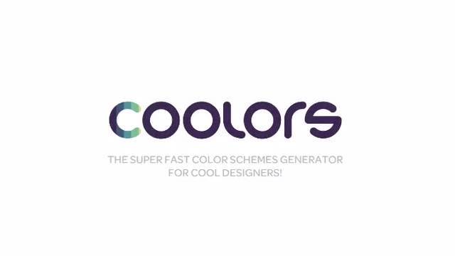 Coolors 簡單、快速的選色產生器，為你找出配色靈感