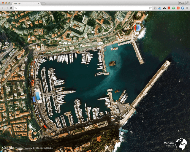 Earth View 將美麗的衛星空拍圖放入 Google 瀏覽器分頁（Chrome 擴充功能）