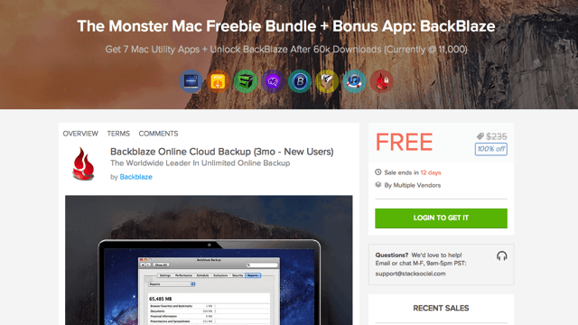 Monster Mac Freebie Bundle 免費送磁碟清理、PDF 編輯工具等八款應用程式（Mac）