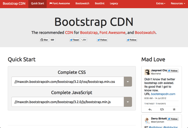 Bootstrap CDN