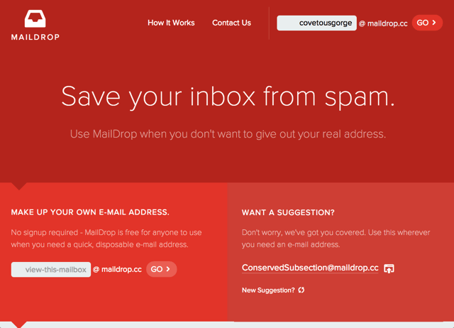 MailDrop 拒絕收垃圾信，使用臨時信箱來接收郵件
