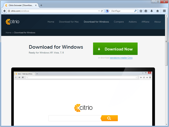 使用 Citrio 瀏覽器免費升級 4shared 免空特級帳戶（Premium Account）教學