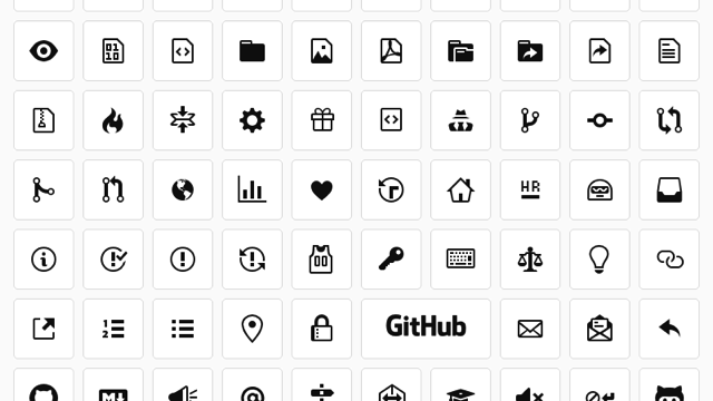 GitHub 釋出開放原始碼免費圖示 Octicons，開發者可自由下載、使用
