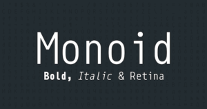 Monoid 開放原始碼免費字型下載，適合用於編寫程式的等寬字型