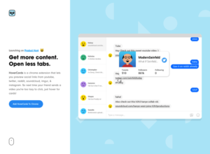 HoverCards 超實用鏈結預覽外掛！側邊欄顯示 YouTube、Twitter 等網站內容