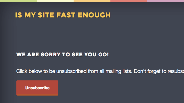 Is My Site Fast Enough