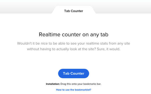 Tab Counter 在瀏覽器分頁標籤即時顯示網站數字變化，例如線上人數、按讚數、影片播放時間等等...
