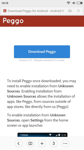 Peggo for Android 手機下載 YouTube 影片錄音轉檔 MP3 格式