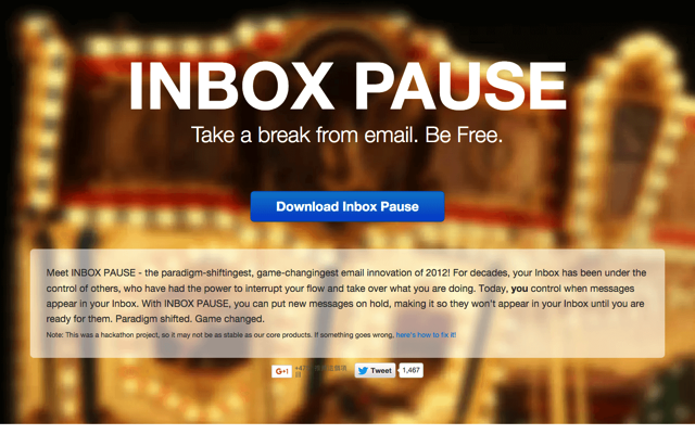 Inbox Pause