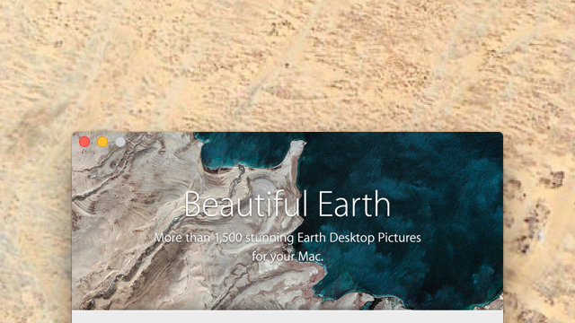 Beatufiul Earth 超過 1,500 張美麗地球空拍照，可自動切換桌布