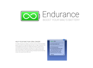 Endurance 為 Mac 加入「低耗電模式」，讓筆電更省電更持久！（增加 20% 使用時間）