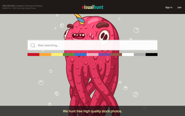 Visual Hunt 免費高品質圖庫，萬張精選 CC0 授權相片素材