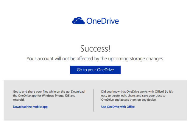 OneDrive 全面縮減容量，開啟這網頁避免你的空間被降為 5 GB！