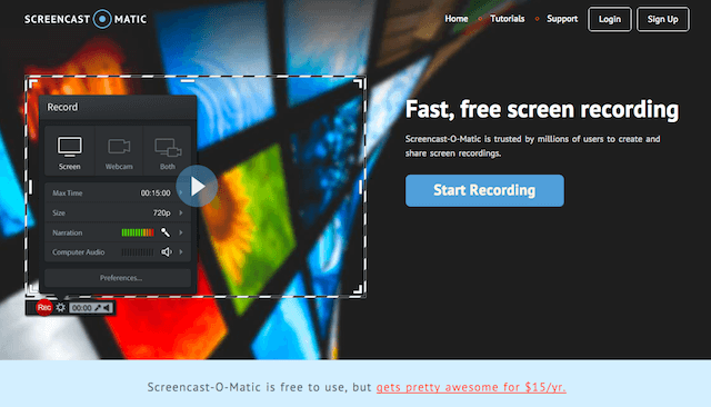 免費螢幕錄影程式推薦 Screencast-O-Matic！支援電腦畫面和攝影機同步錄製（Windows、Mac）