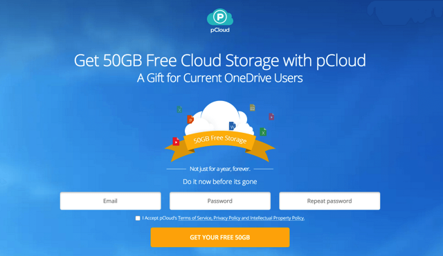 將 pCloud 連接 OneDrive 帳號，免費增加 50 GB 雲端硬碟空間教學